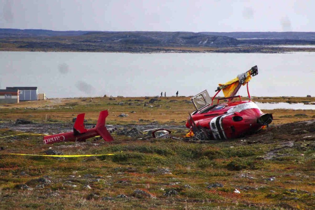 Coast guard helicopter crashes in Puvirnituq
